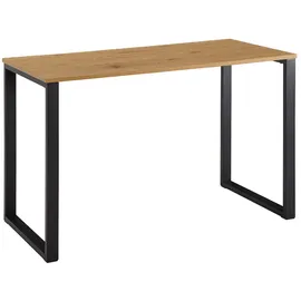 KADIMA DESIGN Eiche-Schreibtisch, Robuste Metallbeine, Vielseitig, Stabil, Modern. 120x60x76 cm