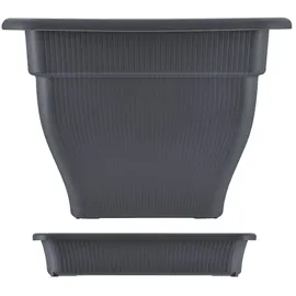 Buri XXL Blumentopf 60 x 60 cm grau