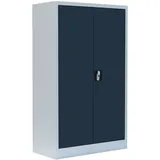 Lüllmann Aktenschrank Metallschrank abschließbar Lagerschrank 2 Fachböden 530298