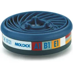 Moldex Gasfilter A1B1E1, für Serie 7000 + 9000, EasyLock®, organische Gase, anorganische Gase und Saure Gase