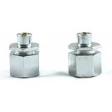 FollowMe Adapter Vollachse M12X1 Adapter Silber