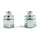FollowMe Adapter Vollachse M12X1 Adapter Silber