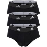 Adidas Comfort Flex Cotton 3-Streifen Slips Black XL