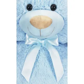Brubaker XXL Teddybär 100 cm - Hellblau - Stofftier Plüschtier Kuscheltier Blau