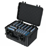 GRAUGEAR Festplattenschutzkoffer Schwarz für 3,5" & 2,5" & M.2