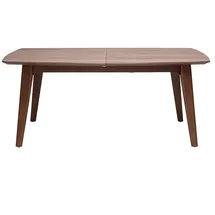 miliboo Design-Esstisch ausziehbar Nussbaum L180-230 FIFTIES