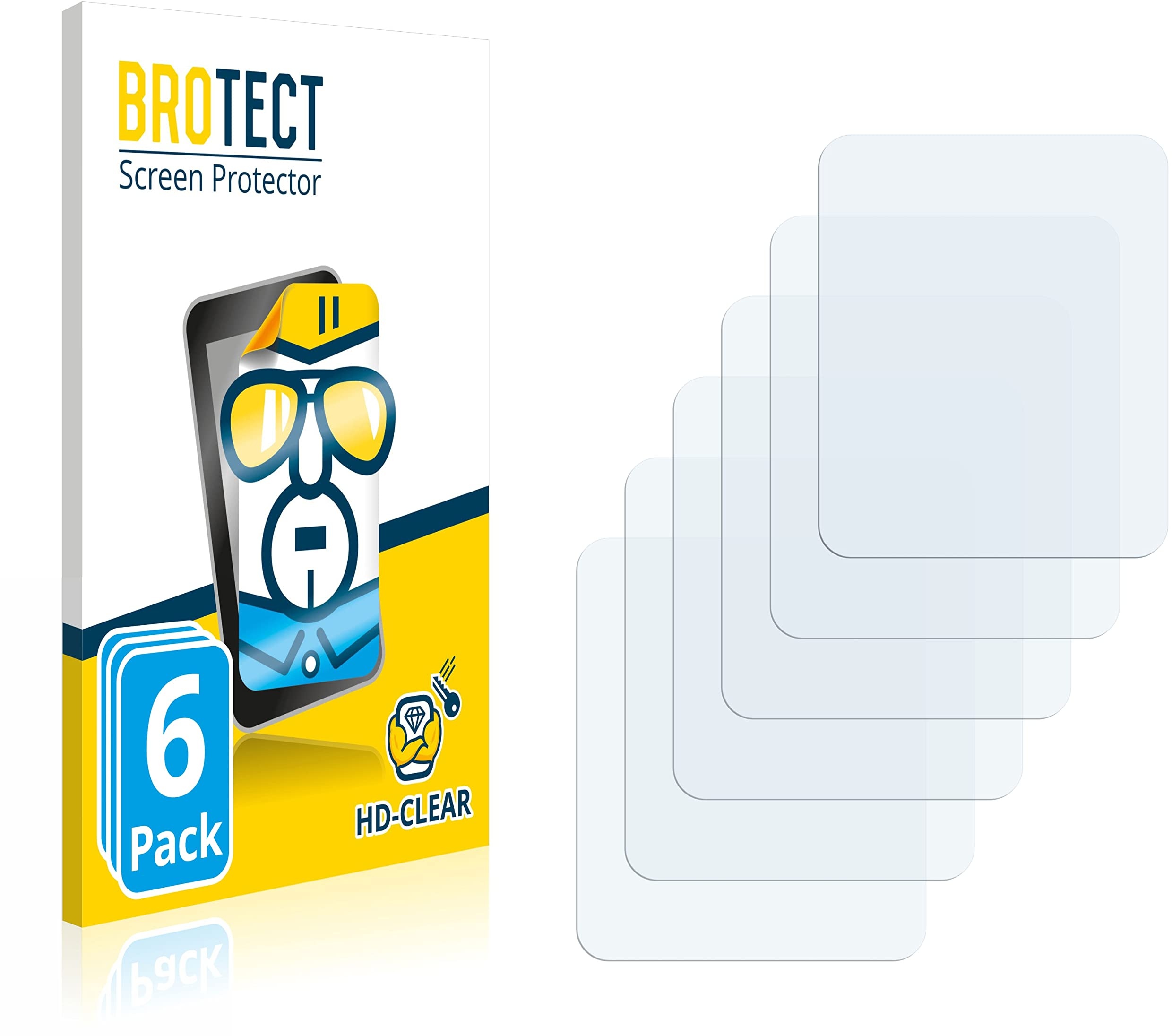 BROTECT (6 Stück Schutzfolie für Anio 5 Displayschutz Folie Ultra-Klar