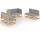 vidaXL Garten-Lounge-Set 6-tlg. grau