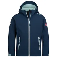 Trollkids Trollfjord Jacke - Navy / Aqua - 116 cm