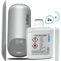 Initial SET: WC-Sitzreiniger Signature MANUELL, bis zu 15.000 Anwendungen + 2x 375 ml Kartuschen, Rentokil INITIAL