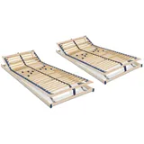 S-leepline Classic-Medi Plus KF Lattenrost-Set verstellbar und fertig montiert in 160 x 200 cm