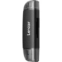 Lexar LRW310X-BNBNG Kartenleser USB 2.0 Type-A/Type-C Schwarz