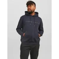 JACK & JONES JJESTAR JJ SWEAT HOOD NOOS PLS (12243527-4312237) dark navy