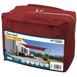 WINDHAGER Sonnensegel Rechteckig Rot