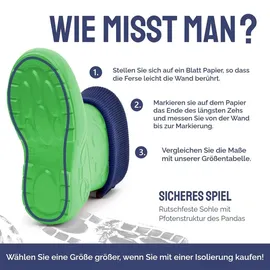 Ladeheid Federleichte Gummistiefel Panda 30/31
