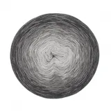 Rico Design Wolle Dégradé Dreieckstuch, Grau