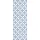 Queence Vinyltapete Muster-Blau 90x300 cm 90 g Blau