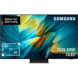 SAMSUNG OLED-Fernseher "GQ55S95FAT OLED-Fernseher", G (A-G), schwarz, 55, Fernseher, HDR Pro & Glare Free, Dolby Atmos & AI Sound, Gaming Hub, bis zu 165Hz