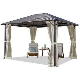 TOOLPORT Moonlight 3,65 x 3 m inkl. 4 Seitenteile Cream