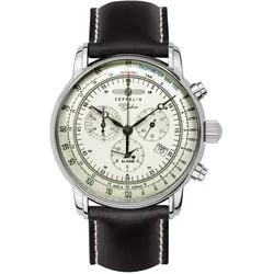 Zeppelin 8680-3 Alarm-Herrenchronograph 100 Jahre Zeppelin