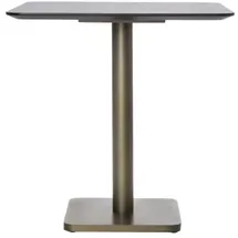 coco maison Brest Bistrotisch 75 x 75 x 75 cm Gold