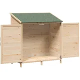 vidaXL Gartenhaus 1,06 x 0,56 m Natur