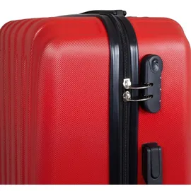 warenhandel könig Borsum 4-Rollen Cabin 55 cm / 38 l rot/gestreift