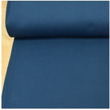 MAGAM-Stoffe Stoff "Laura", Bündchenstoff Grobstrick uni OEKO-TEX Meterware ab 50cm blau