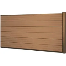 MCW Windschutz Savoie 185 cm Teak WPC