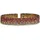 Steuer Strass-Armspange pink/rosa Gelb 18 cm