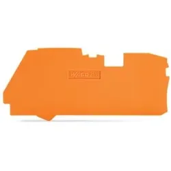 Wago 2116-1292 Abschluss- und Zwischenplatte, 1 mm dick, orange 21161292  - 25 Stück