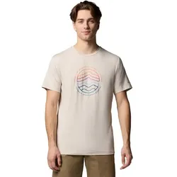 COLUMBIA T-Shirt KwickHikeTM, Dark Stone Heather, Peaked Lifestyle, L