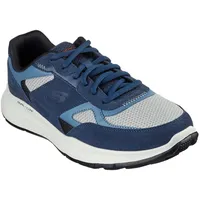 Skechers EQUALIZER 5.0 RONDOR Sneaker Luftgekühlte Memory Foam Innensohle blau|schwarz 40 EU