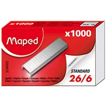 Maped Heftklammern 26/6, verzinkt, Kleinpackung