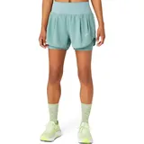 Asics Road 2-N-1 3.5In Damen schwarz - XL