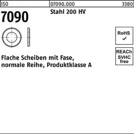 Hörger & Geßler Unterlegscheibe ISO 7090 Fase 20 Stahl 200 HV 200 Stück