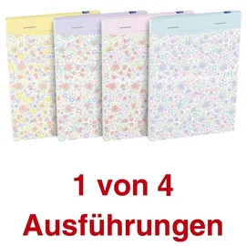 Oxford Notizblock GO Floral DIN A6 liniert, 1 St.