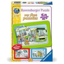 Ravensburger Puzzle Wieso? Weshalb? Warum? Unterwegs mit Bus, Bahn und Flugzeug