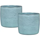 Scheurich Solido Ø 15 x 13,7 cm Lagoon Komplettset