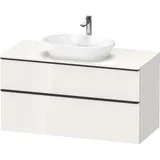 Duravit Waschtischunterschrank wandhängend „D-Neo“ 120 × 66,4 × 55 cm in Weiß Hochglanz