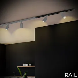 Briloner - Rail Schienensystem, Zubehör, Erweiterungskomponente, Schwarz, 0,75 m