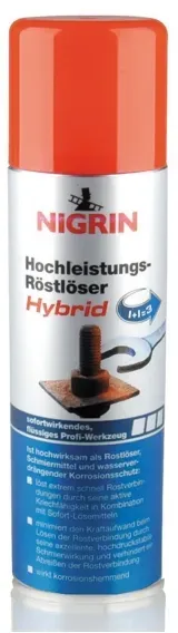 NIGRIN Rostlöser Hochleistungs-Rostlöser Hybrid [250 ml] 74196 0.25l