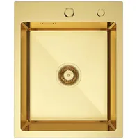 QLS Spülbecken 40 x 50 cm Gold