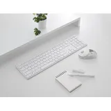 Rapoo 9850M Tastatur RF Wireless + Bluetooth 2.4 GHz Weiß
