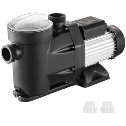 VEVOR Schwimmbadpumpe 2PS 1800W Filterpumpe Poolpumpe max. Durchfluss 33000L/h Aufstellpoolpumpe, 220 V-240 V, 1450/2860 U/min, Pumpe für Aufstellpools, Spas, heiße Quellen, Bewässerungssysteme