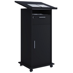 VCM Stehpult »Meeta«, BxHxL: 50 x 108,3 x 60 cm - schwarz