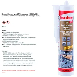 Fischer Konstruktionskleber KK 310 ml