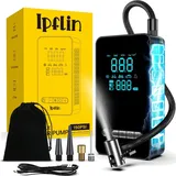 Luftpumpe, 150 PSI, Batterie, tragbar, digital, LED, Fahrrad, Auto, Motorrad
