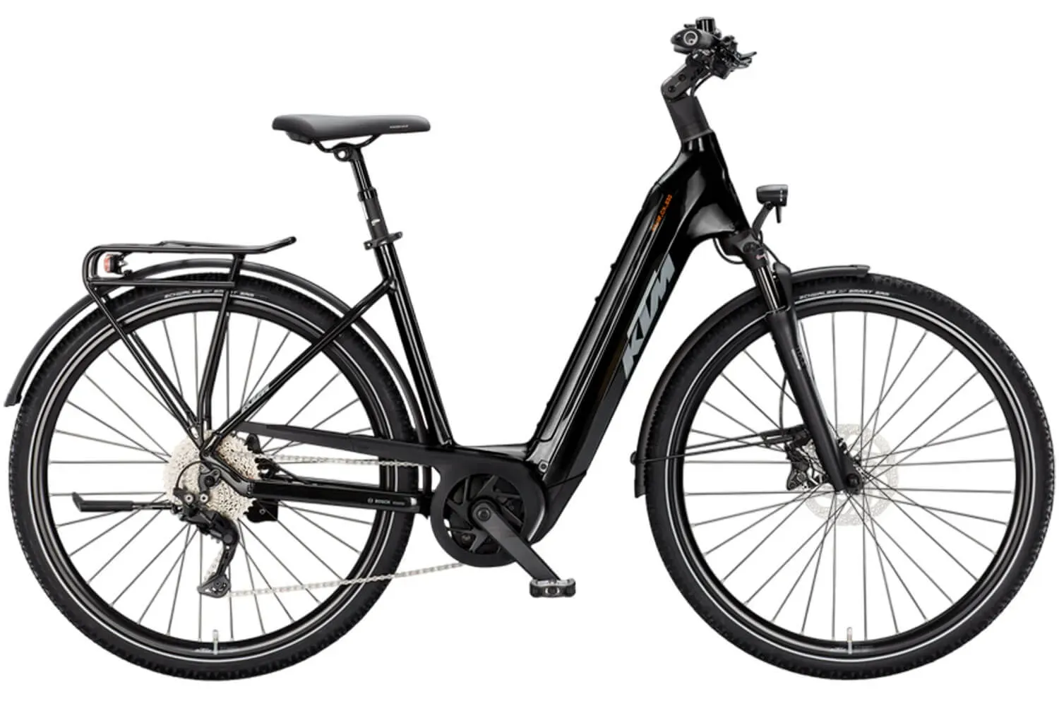 KTM Macina Tour CX 830 Wave - DIAMOND BLACK (GREY+ORANGE) - 43cm | 28 Zoll