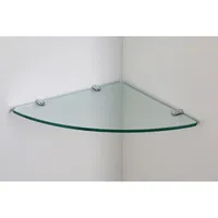 Wandregal Glasregal Badregal 8mm Glas Eckregal Glasboden Boden Wandregal